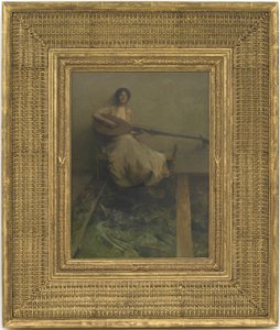Girl with Lute, 1904-05 by Thomas Wilmer Dewing